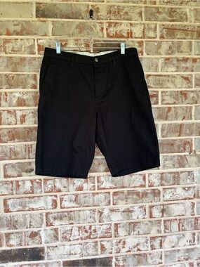 Volcom Black Frickin Striped Chino‎ Skater Shorts